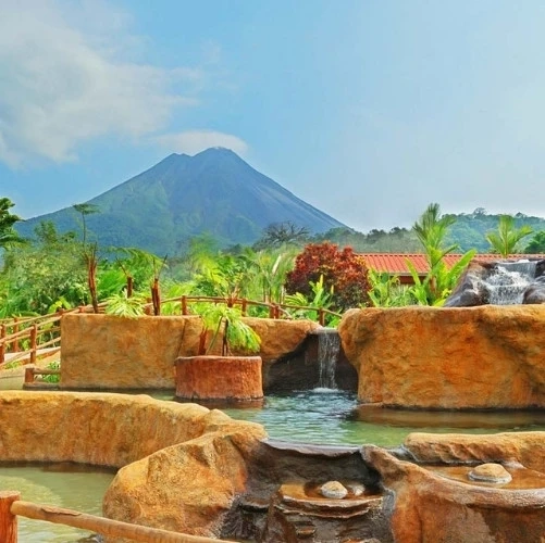 Sources chaudes du Volcano Lodge à La Fortuna au Costa Rica