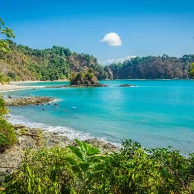 Plage Puerto Escondido du parc national Manuel Antonio au Costa Rica