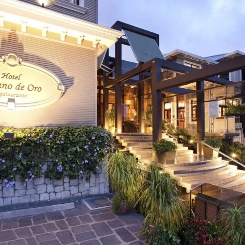 Façade de l'hôtel Grano de Oro à San José au Costa Rica