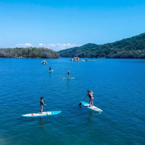 Paddle de Isla Chiquita à Isla Jesusita au Costa Rica